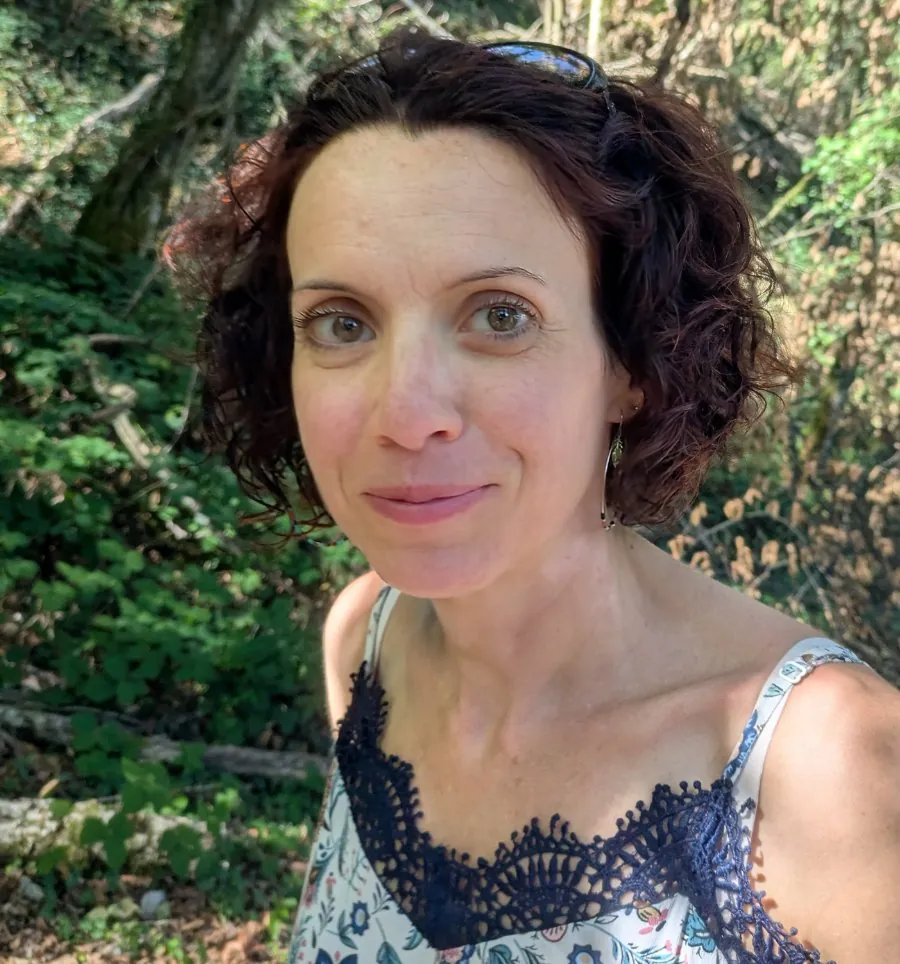 Portrait de Sandrine Bonnain, infirmière puéricultrice
